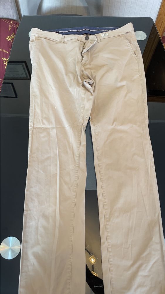 Джинсы хаки Straight fit Xl+-