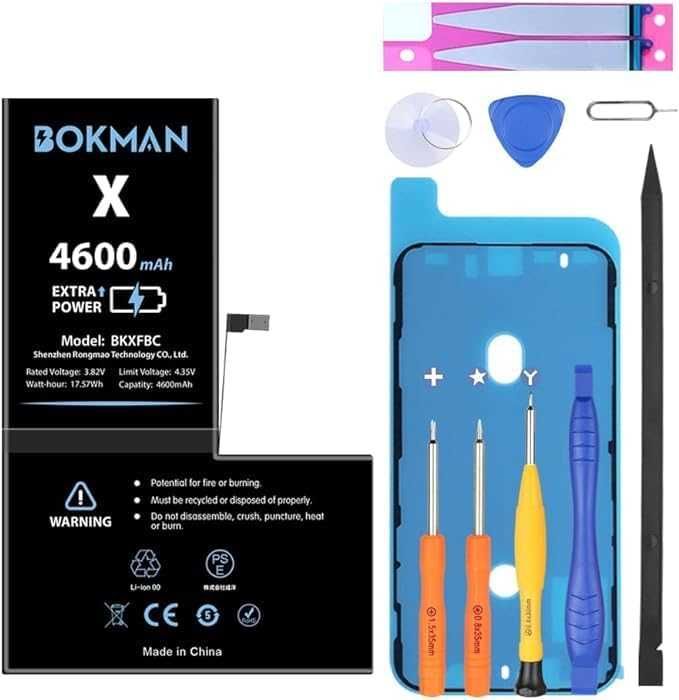 Bateria Bokman do Apple iPhone X 4.600 mAh ‎BKXFBC