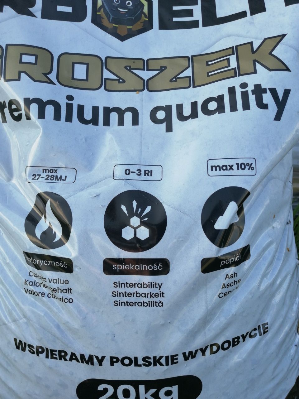 Ekogroszek workowany Super Wydajny