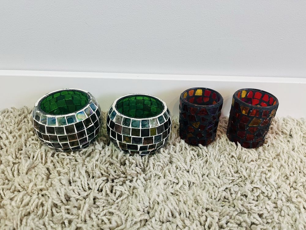 Zestaw szkla porcelana antyczna kubki flakony dzbanki wazony