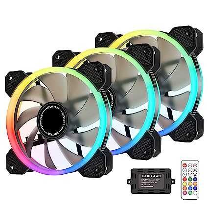 Cooler RGB de 120mm para Game Case com controle remoto (NOVO)