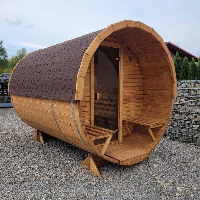 Sauna Ogrodowa 230cm -prod. Polska by Ekskluzywne balie URLOP DO 11.08