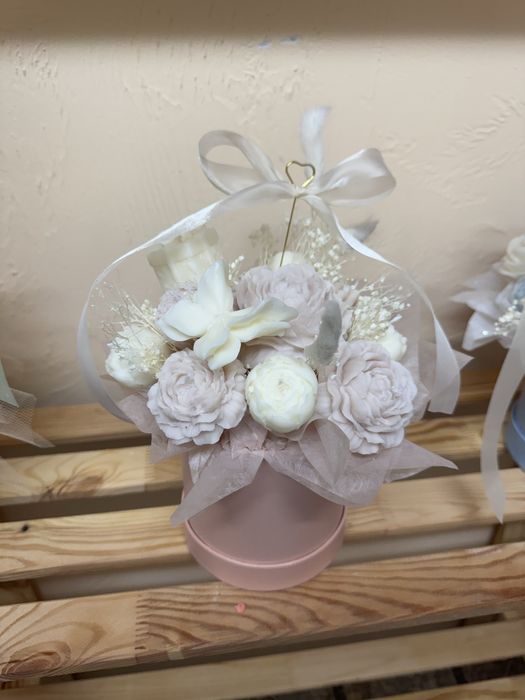 Flower box kwiaty sojowe.