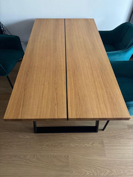 Stół dębowy PIEMONT 180×94 cm, rozkładany do 260 cm, stan bardzo dobry