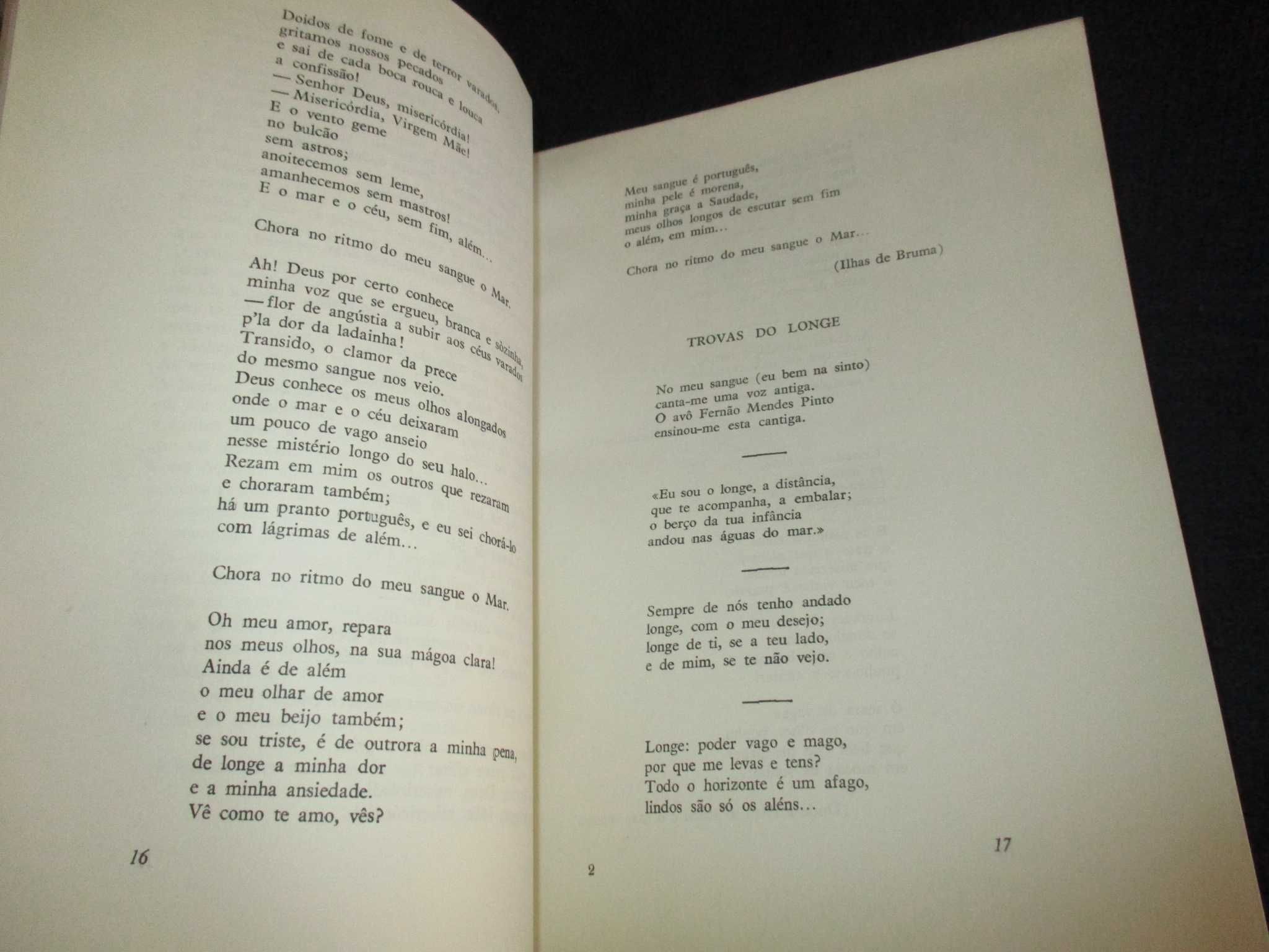 Livro Antologia Poética Afonso Lopes Vieira Poesia e Verdade 1966