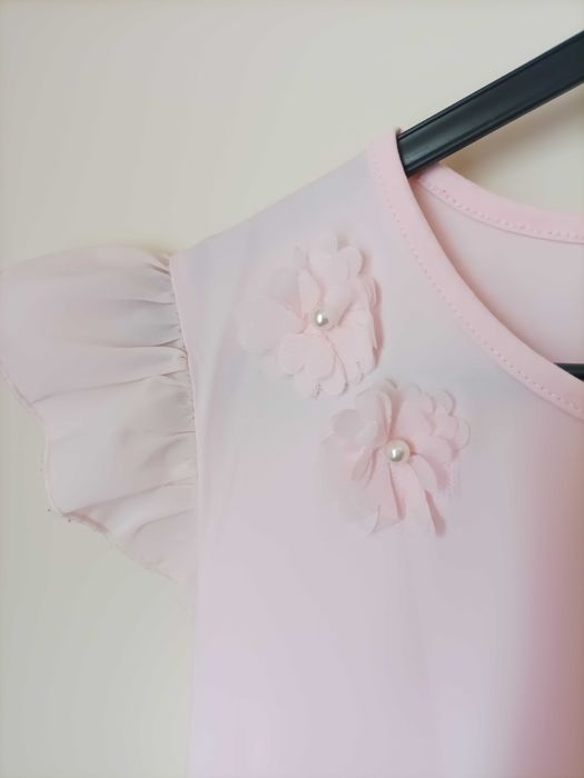 T-shirt rosa claro Ativo 14 anos