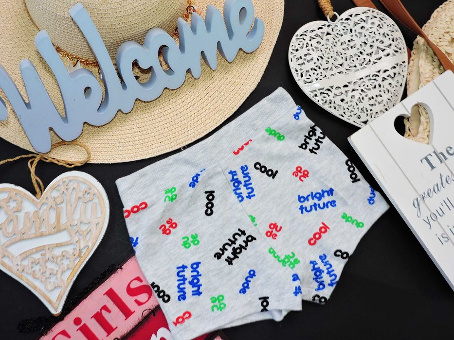 Pepco - dresowe szorty cool , napisy r 74