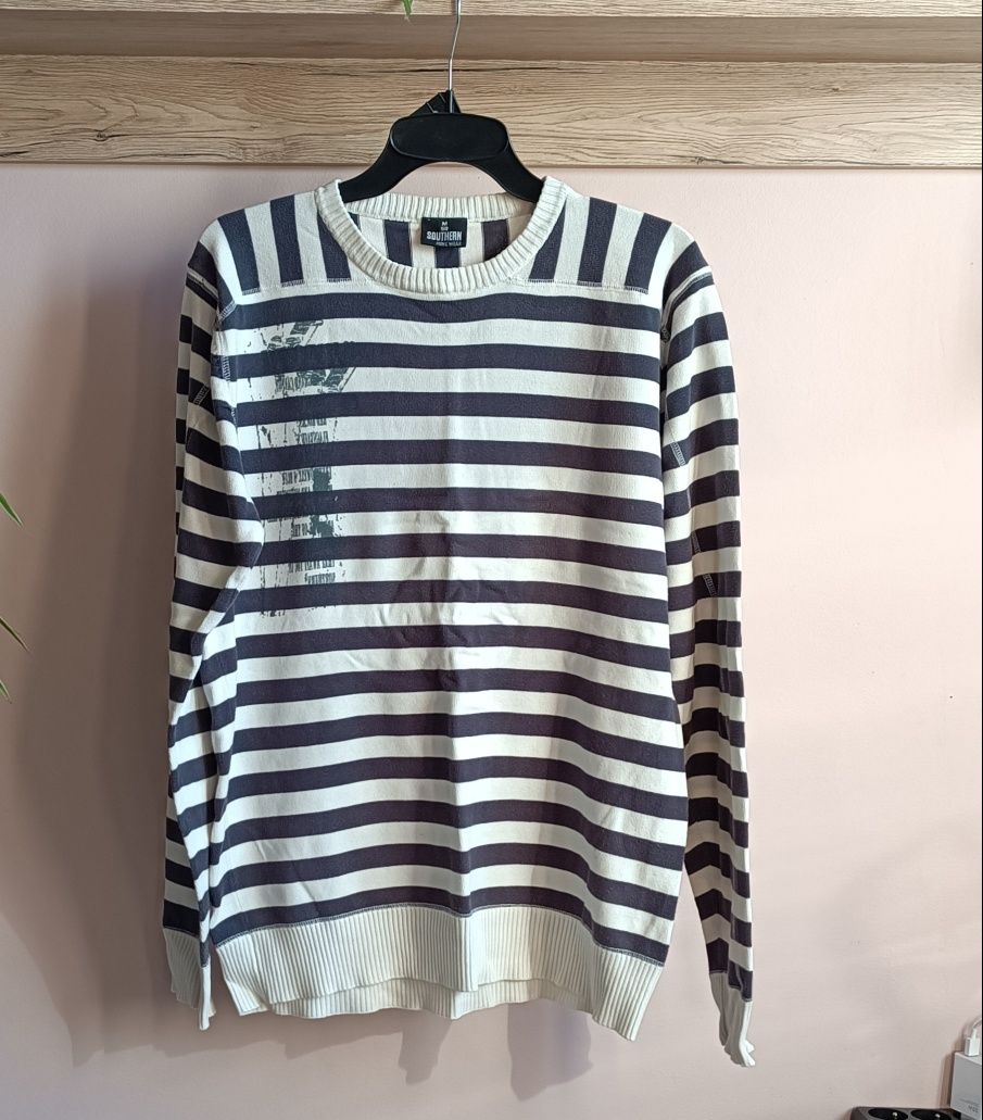 Sweter vintage w paski