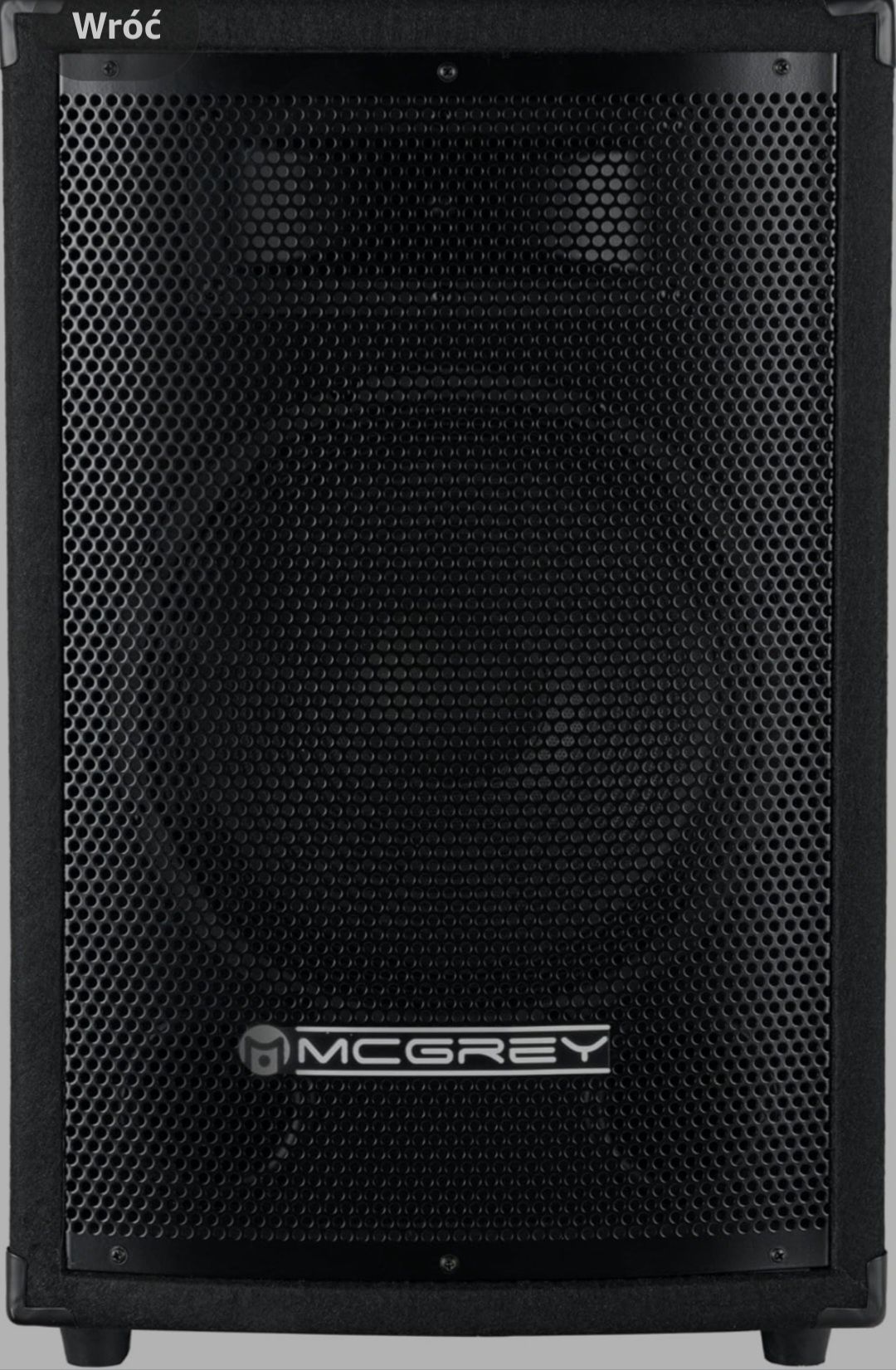 McGrey TP-10 DJ PA głośnik Box 25 cm (10") subwoofer 400 W (pasywny, s