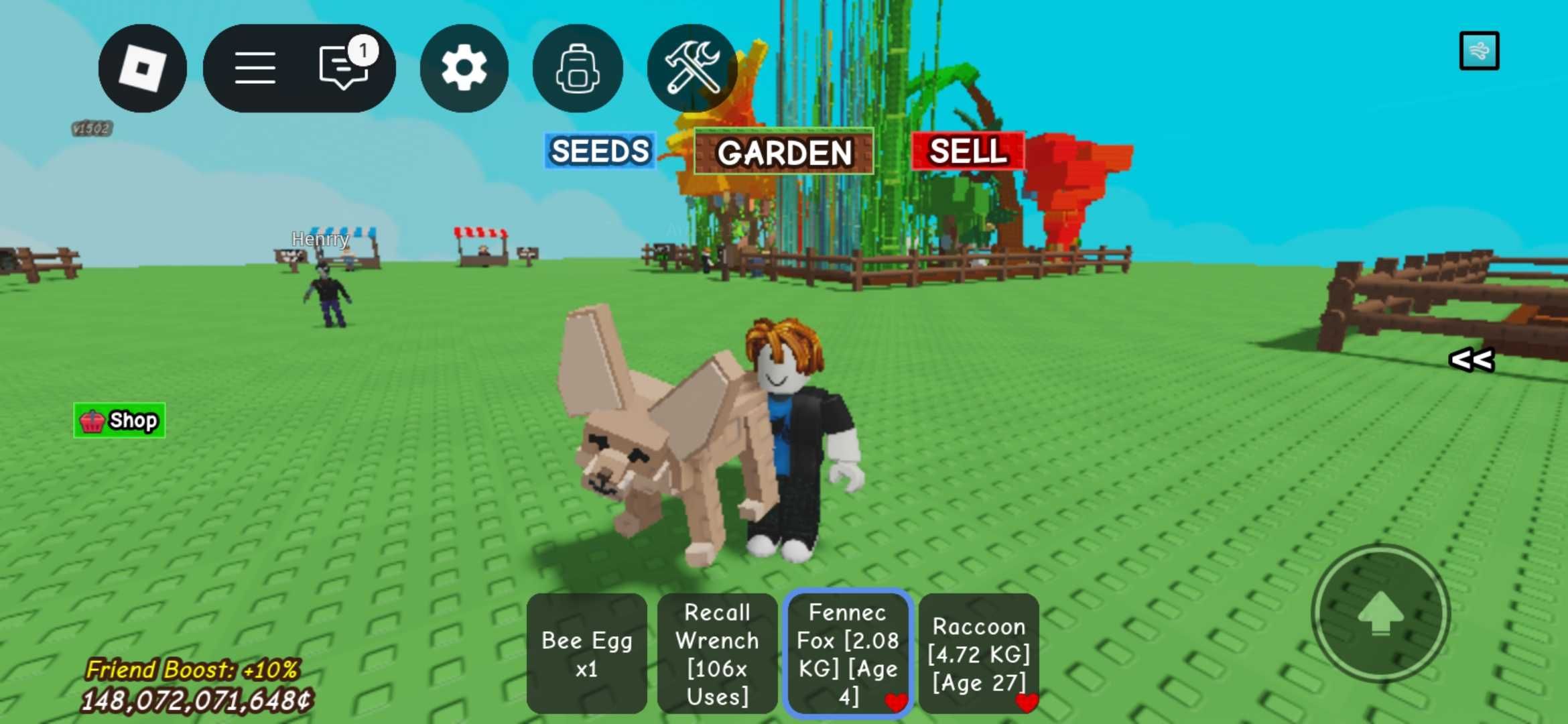 Продаю пети Grow a garden