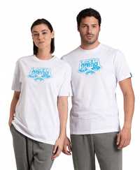 Koszulka T-Shirt męski damski sportowy bawełniany casual Arena White R