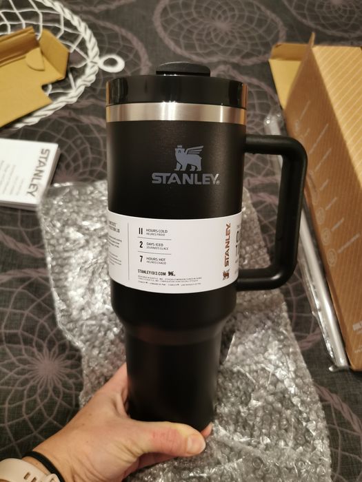 Nowy kubek termiczny Stanley czarny 1,18 l. 1,2 litra
