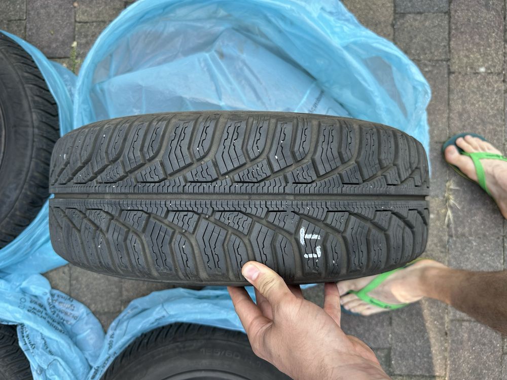 Opony zimowe / felgi 15, skoda fabia, uniroyal raintype