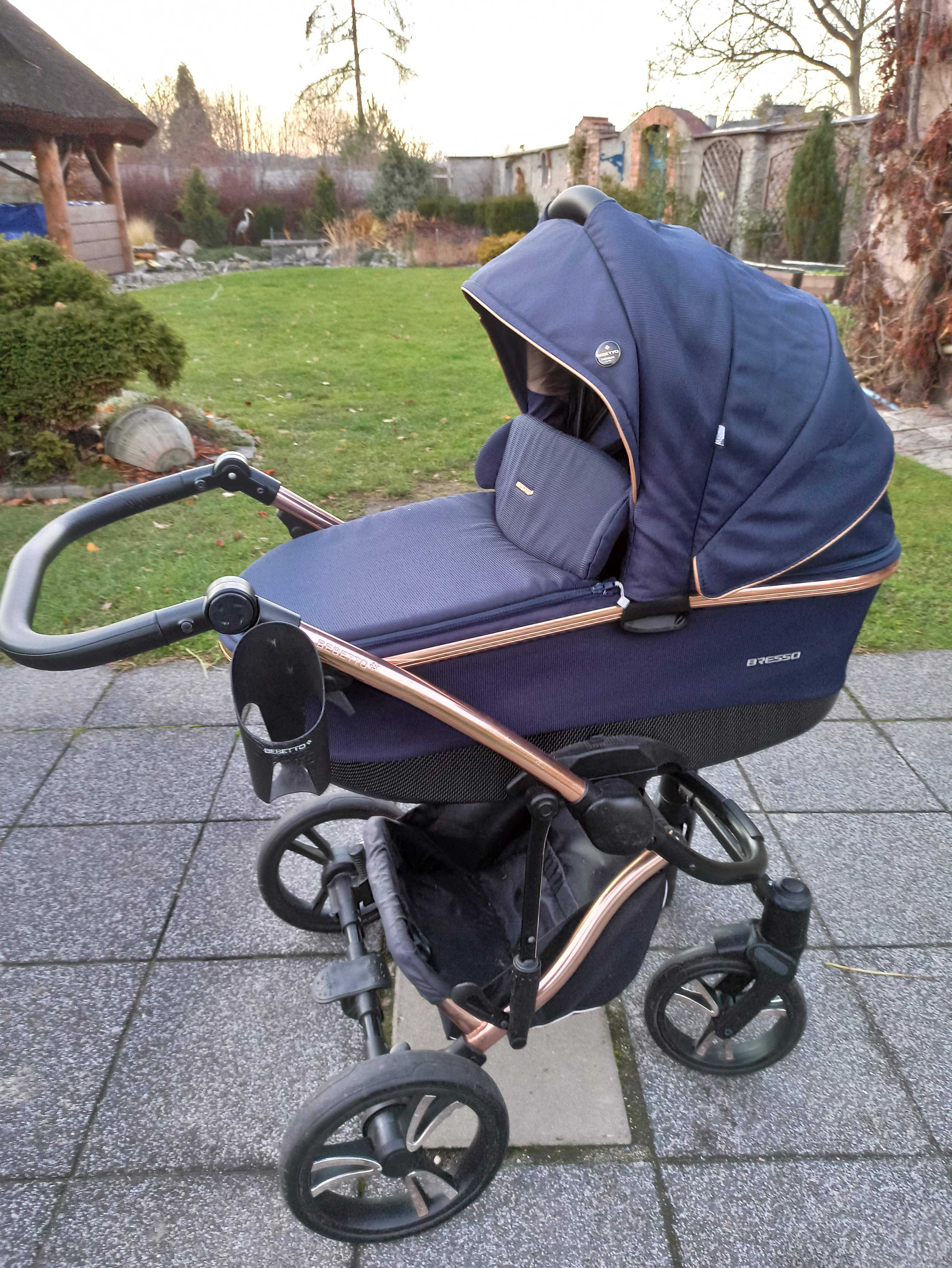 Wózek 3w1 Bebetto Bresso Premium