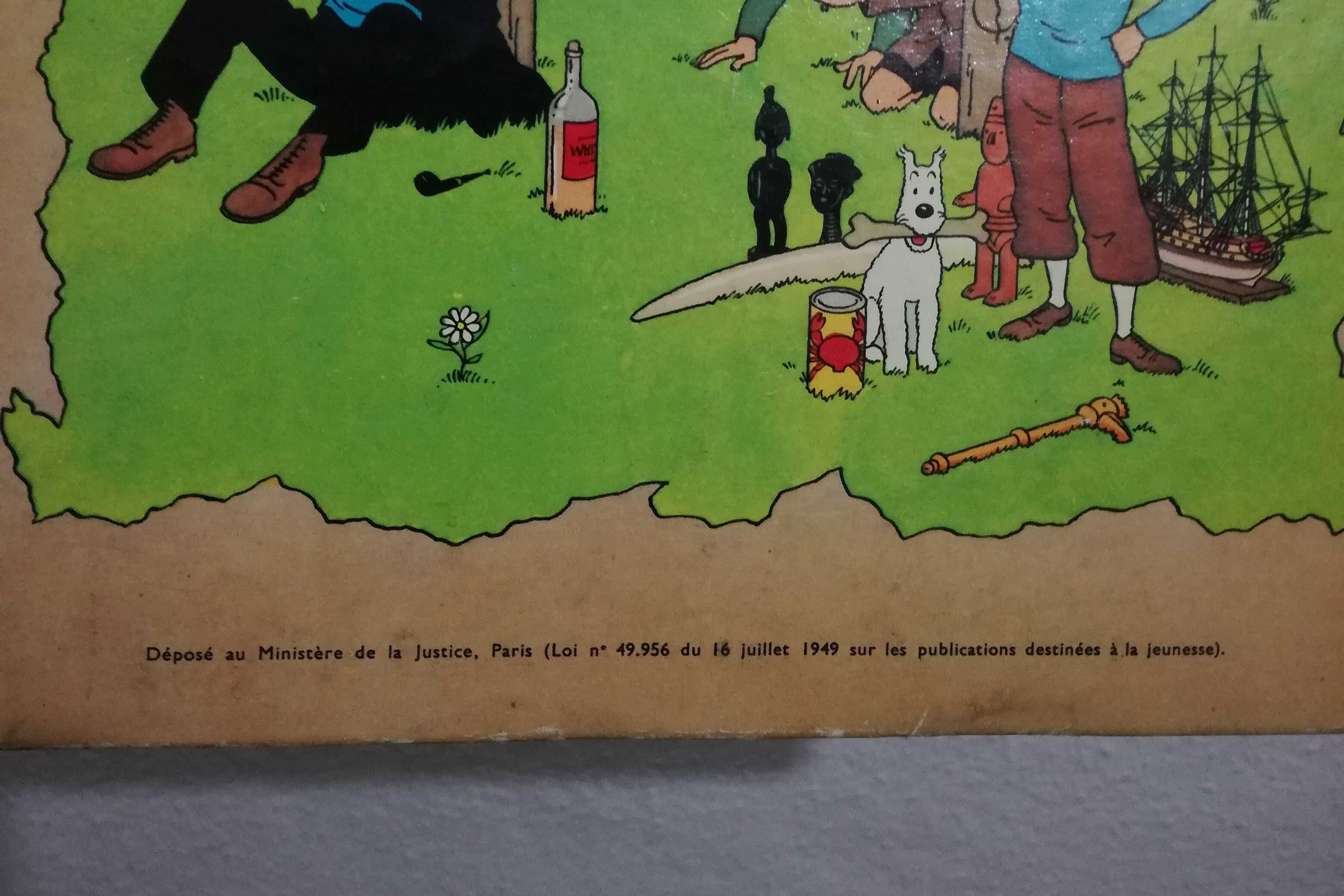 Tintin - 1° Edição Belga (1960) - Livro "Au Tibet".