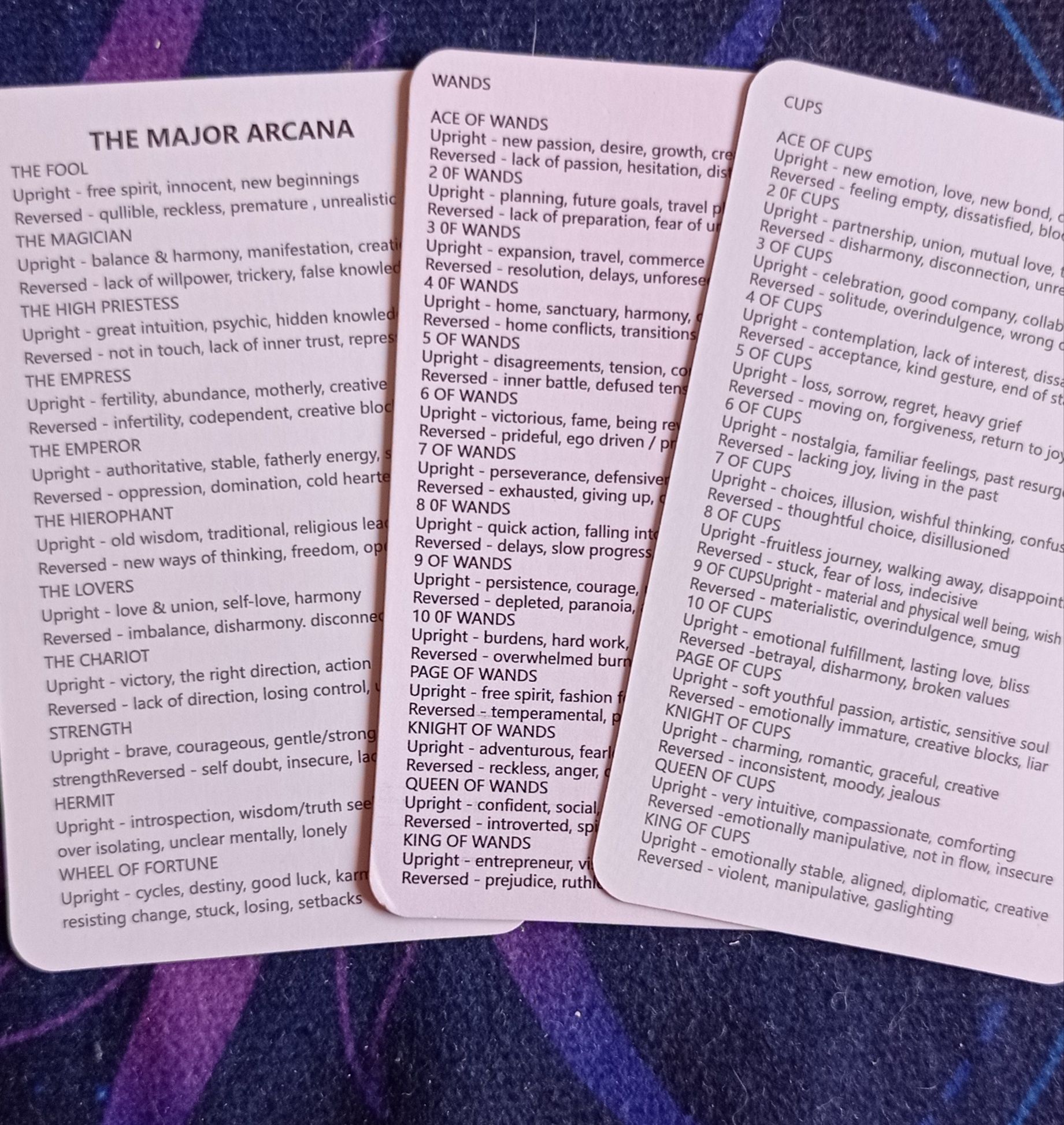 Deck de Tarot " The age of Aquarius Tarot"