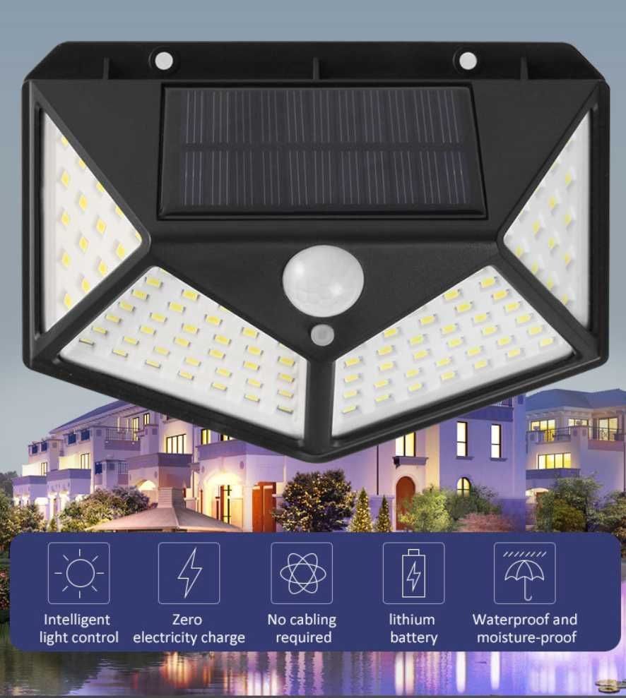 Mocna Lampa Solarna 100 LED !!! Nowa