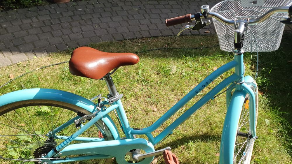 Rower miejski dla dzieci Decathlon Elops Btwin 500