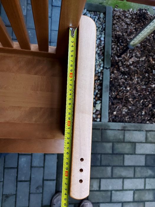 Fotel/krzesło do karmienia DREWNIANE