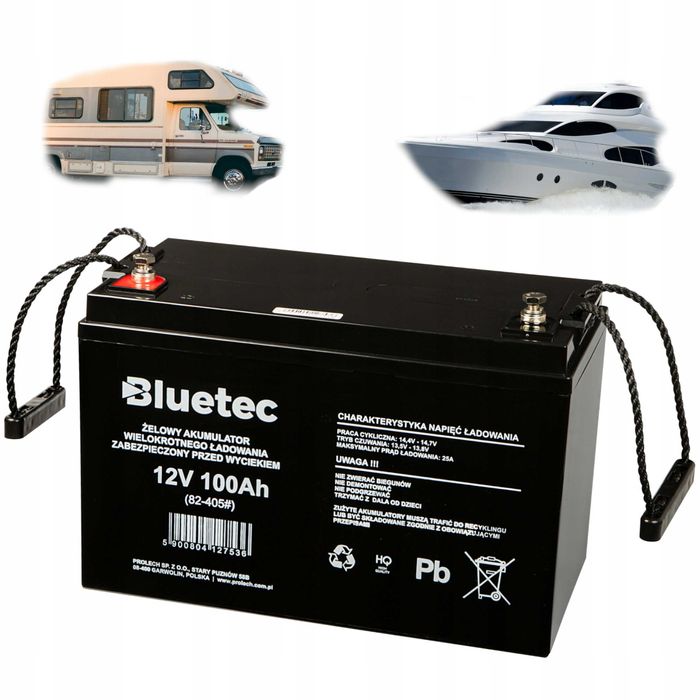 Гелевий акумулятор 12V 100 А/год. АКБ 100Ah. Gel. Новий 2024. Польща.
