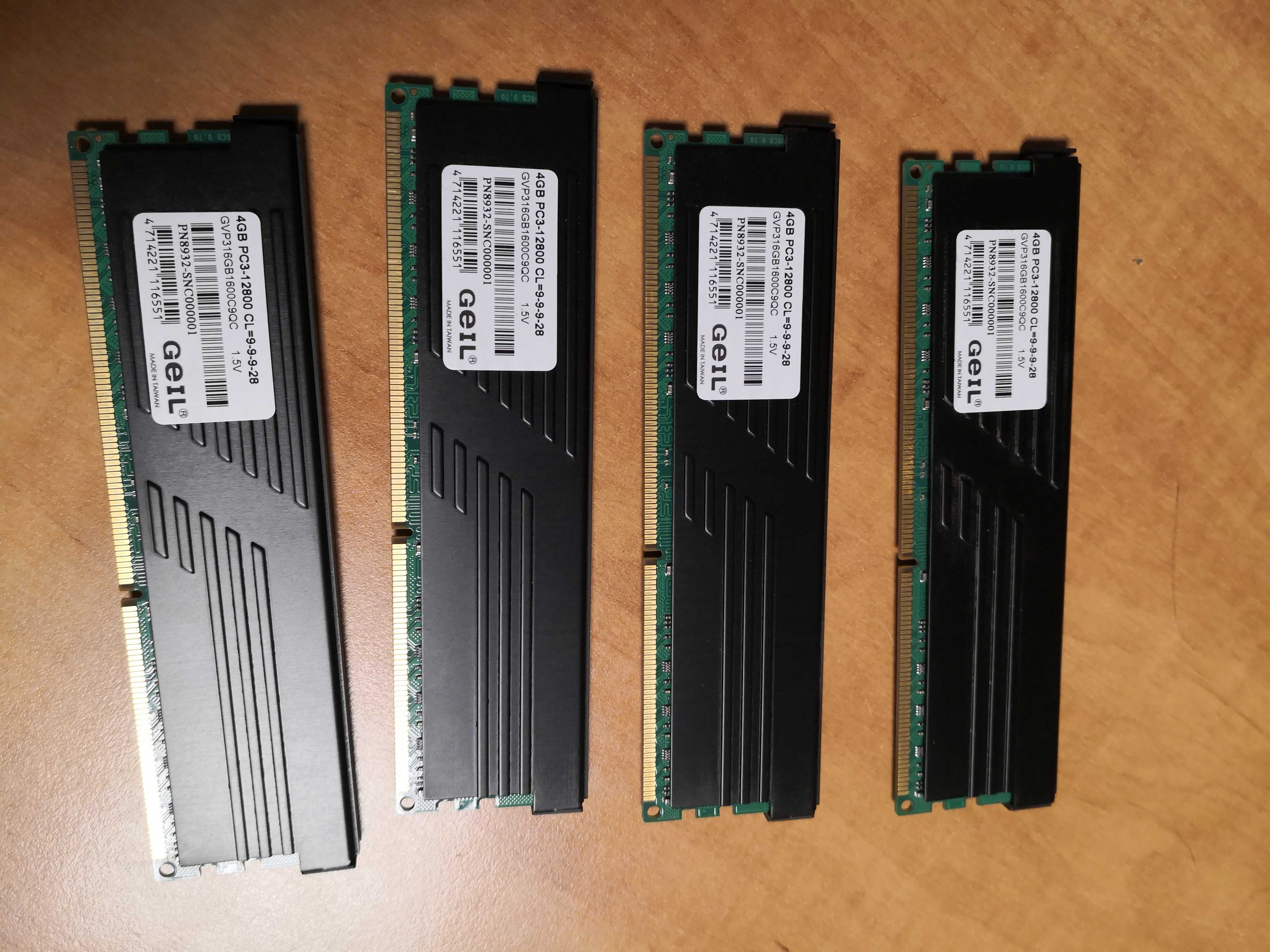 Pamięć RAM DDR3 Geil Value Plus 16GB (4x4GB) CL9