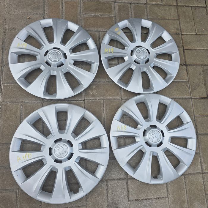 Kołpak kołpaki Skoda 16'' Oryginalne 4X