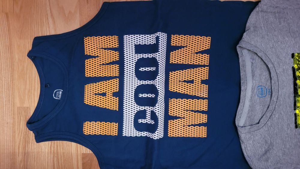 3 koszulki rozm 134 Angry Birds i 2 x smyk