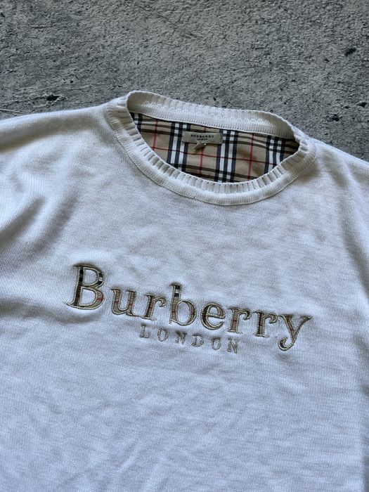 Vintage Burberry sweater / bluza center logo