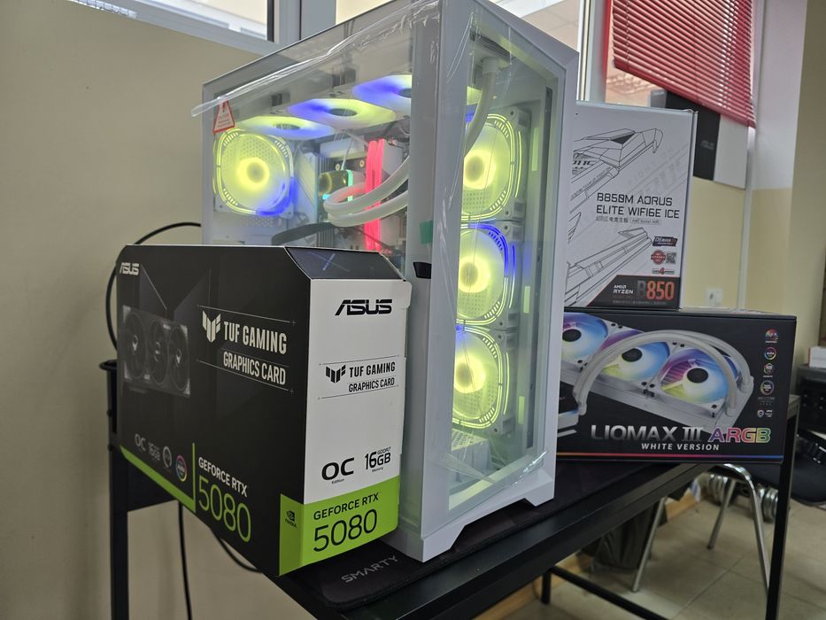 Компютер Ігровий Geforce RTX 5080 16GB AMD  Ryzen 7 7800x3d 32/2t