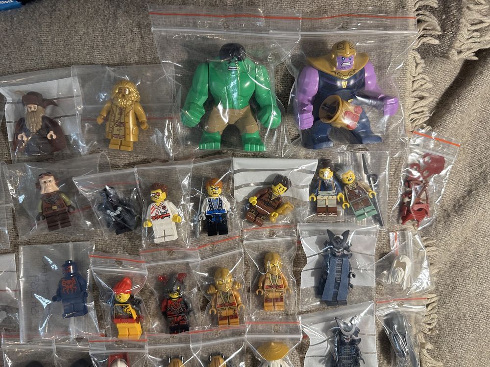 Lego Figurki/Zestawy Star Wars Ninjago Lotr Super Heroes i Inne