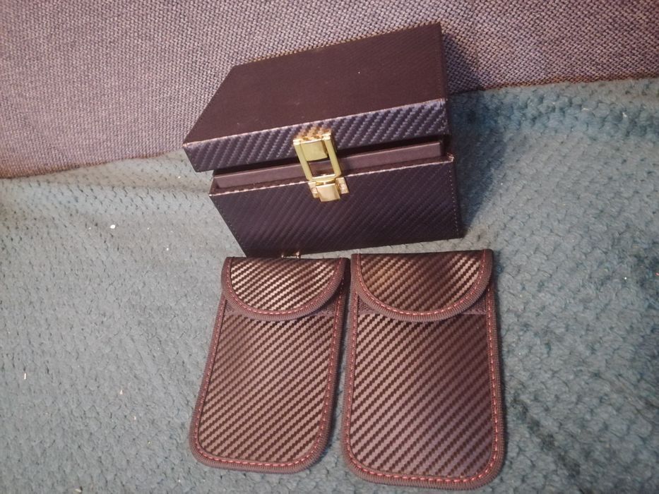 Keyless Go Faraday Box & Bags (2 Czarne) etui Ochronne Keyless Go z 2