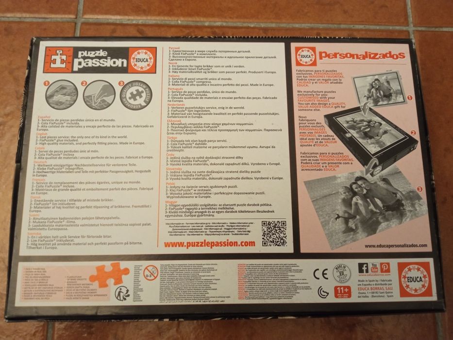 Puzzle 500 peças zebra