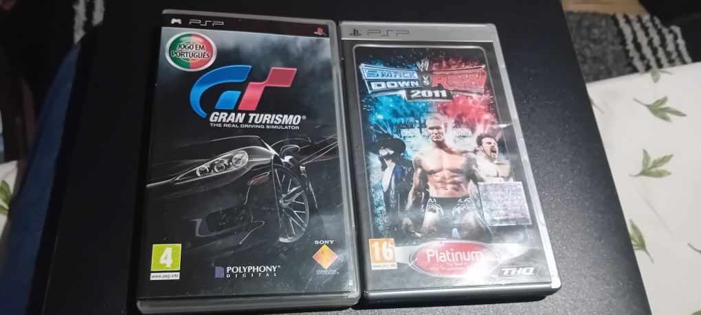 6 jogos psp  usados