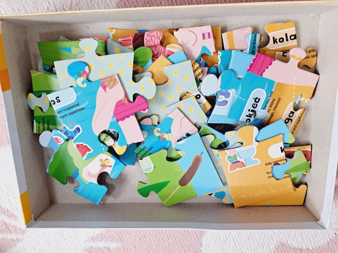Jak nowe edukacyjne puzzle Trefl moje ciało 40 el. 4+