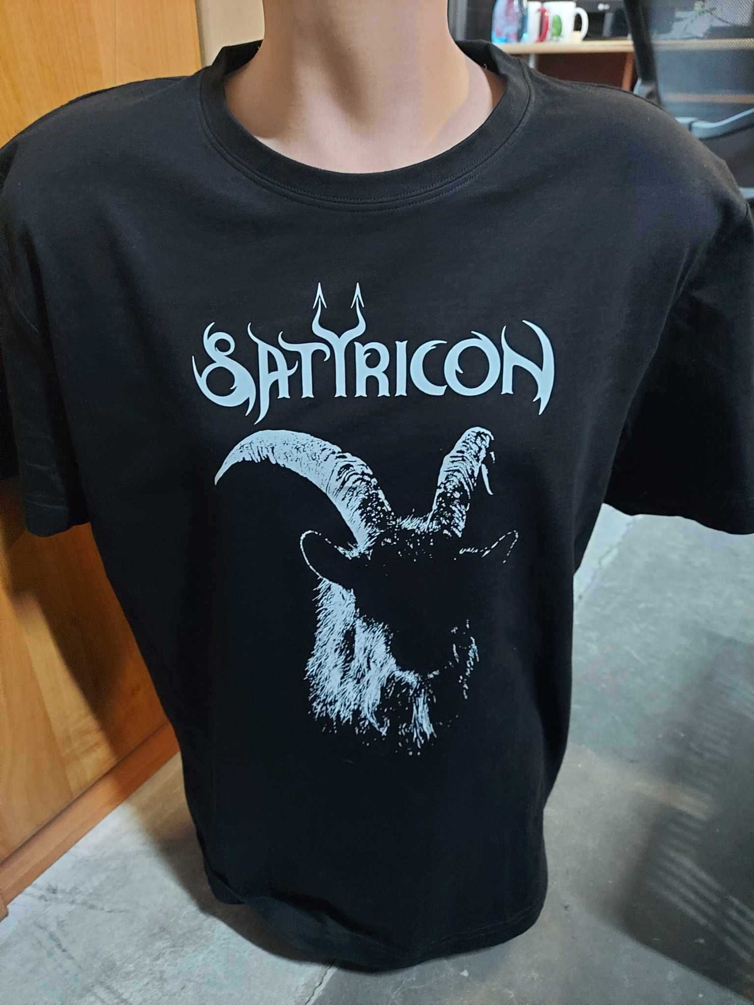 koszulka t-shirt satyricon black metal kozioł nieużywana XL