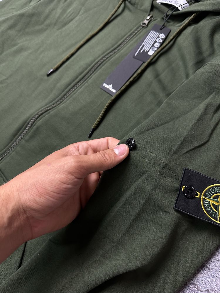 Хакі зіп худі Stone Island | Аунтефік ОЛХ ДОСТАВКОЮ!