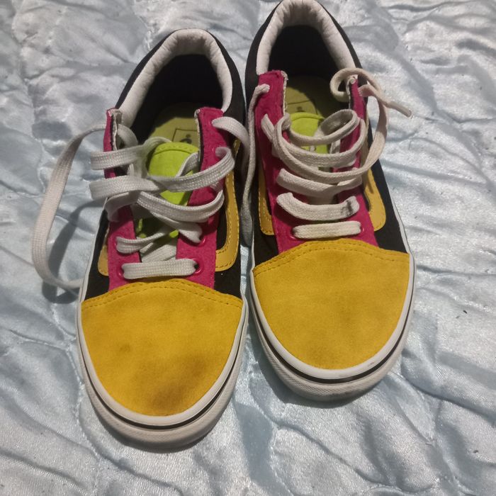 Ténis Vans Old Skool originais, modelo multicolor