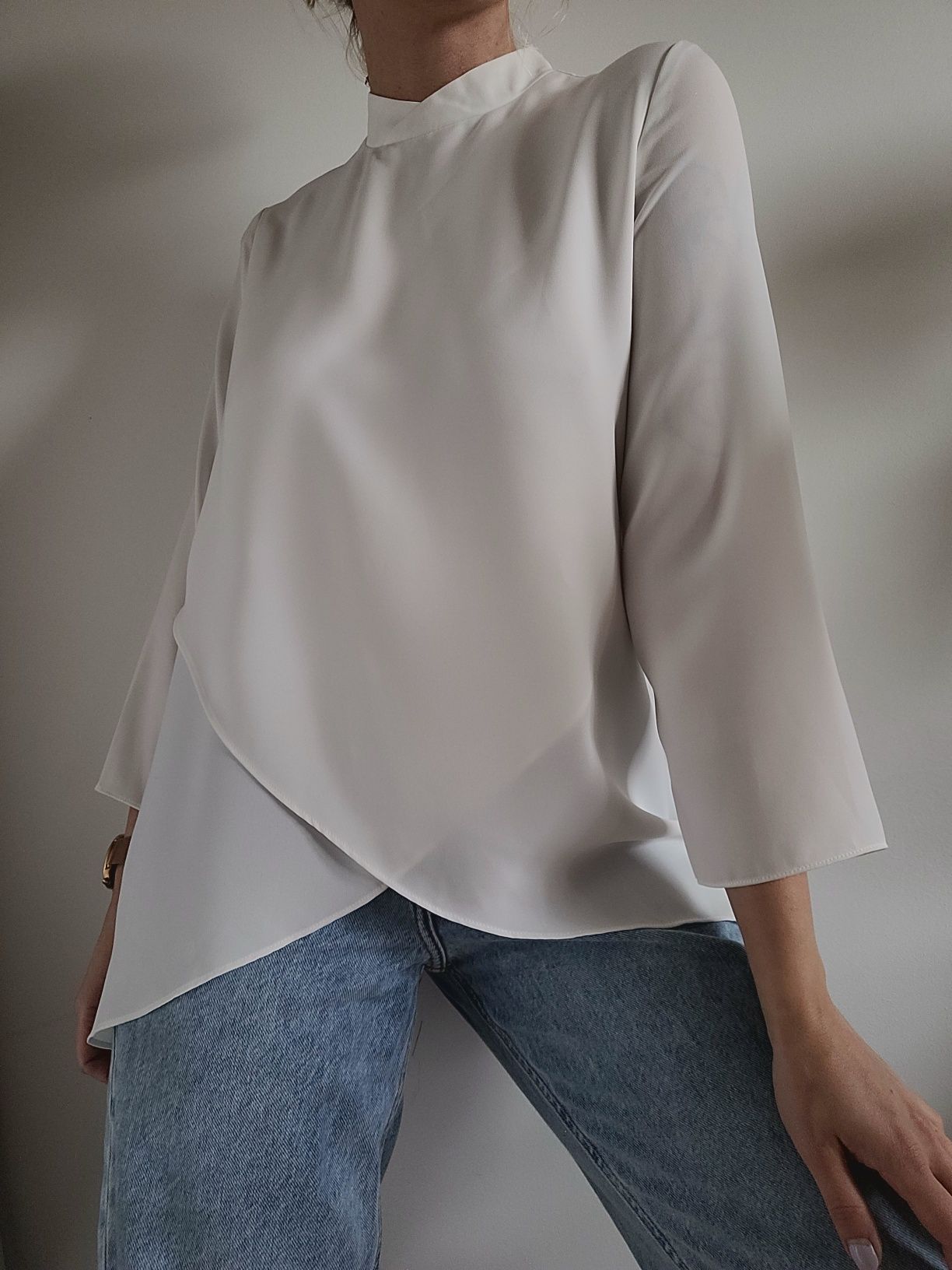 Biała koszula oversize Zara
