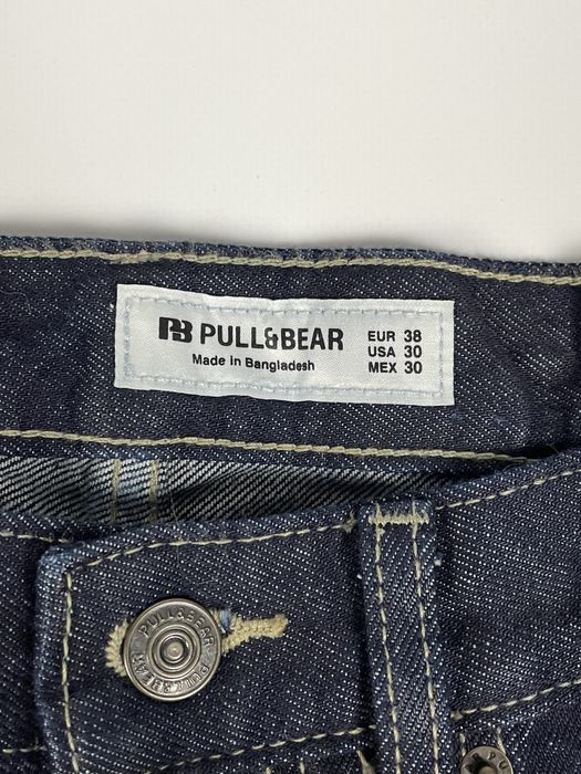 Джинси Pull&Bear Loose Fit (W 30) темно-сині широкі чоловічі на осінь