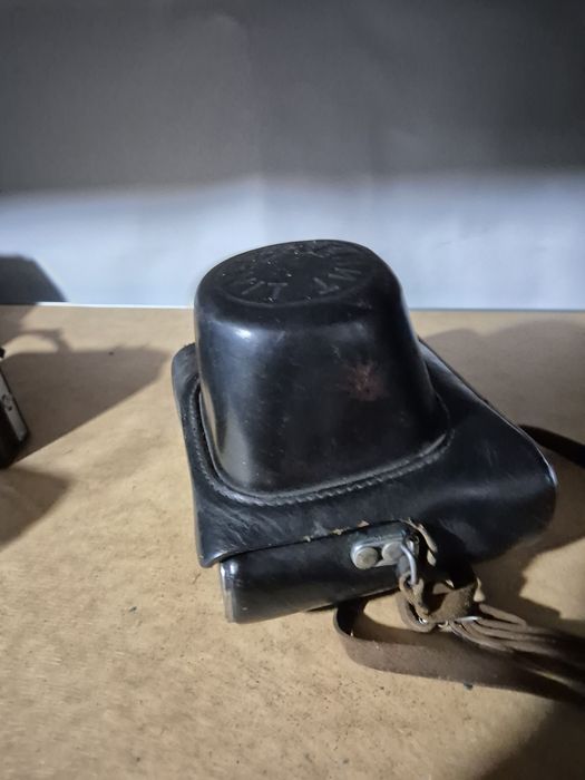 Aparat zenit B z obiektywem i futerałem