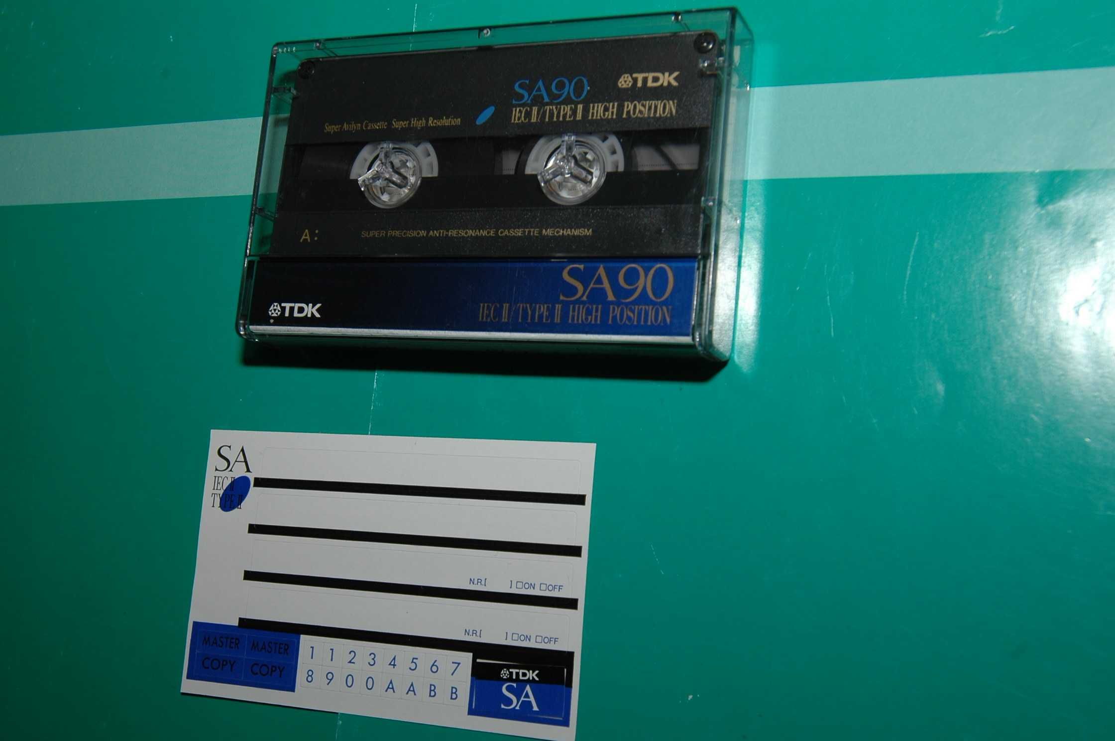 kaseta magnetofonowa TDK SA-90 chrom