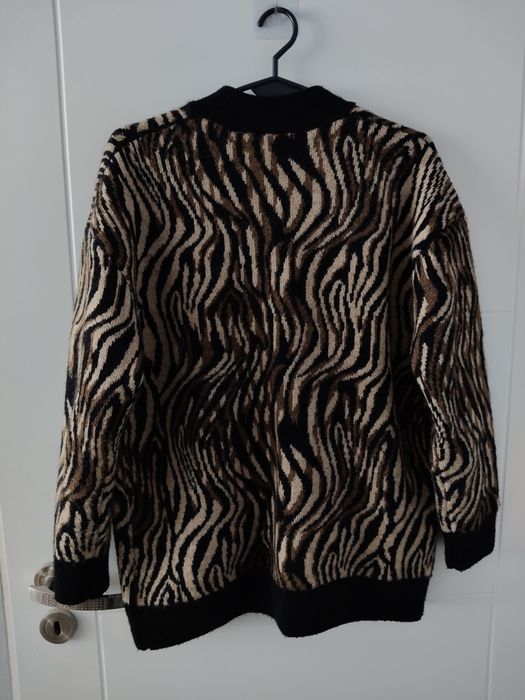Sweter Zara kardigan gruby S 36