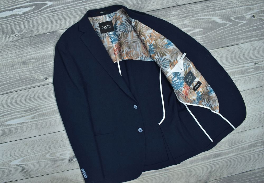 Digel Micro Jacket Stretch Marynarka Męska Modern Fit 54