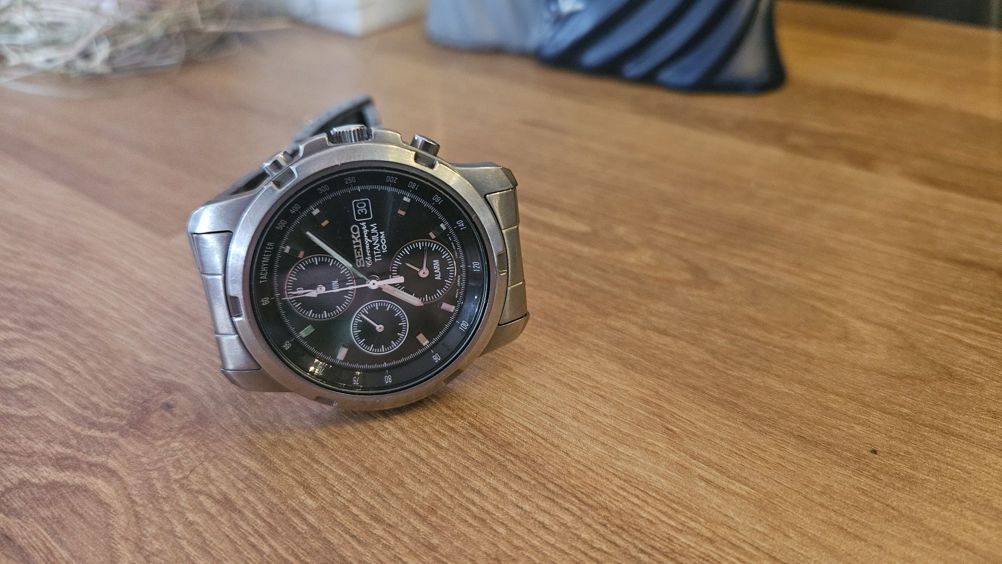 Seiko Tytanowy Alarm oryginał Titan Gratis Casio