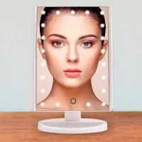 Одинарное Зеркало с подсветкой для макияжа Large Led Mirror