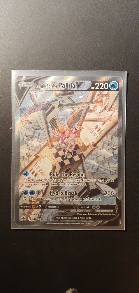 Karta Pokemon Origin Forme Palkia V 167/189