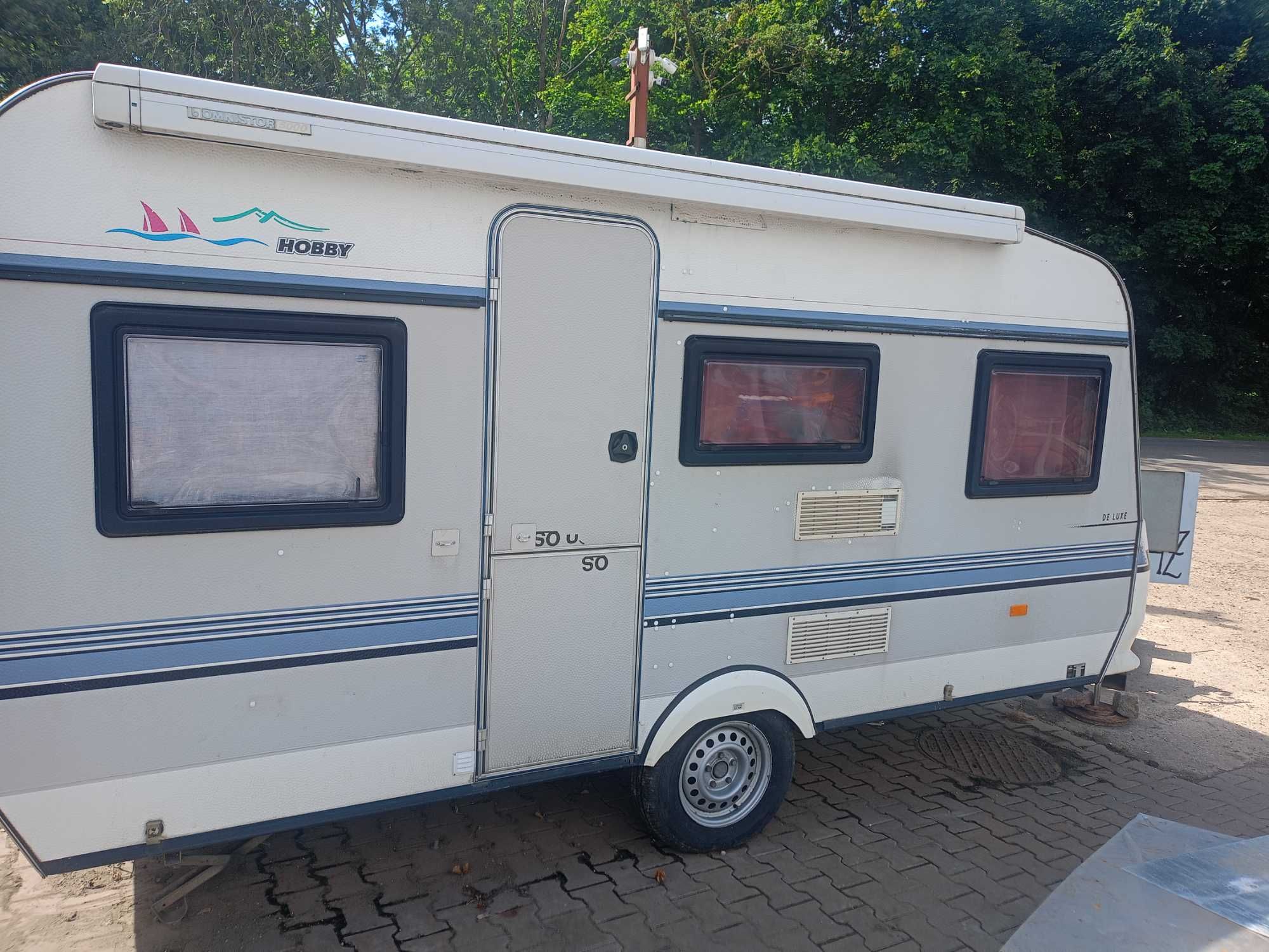 przyczepa kampingowa hobby 430 de luxe