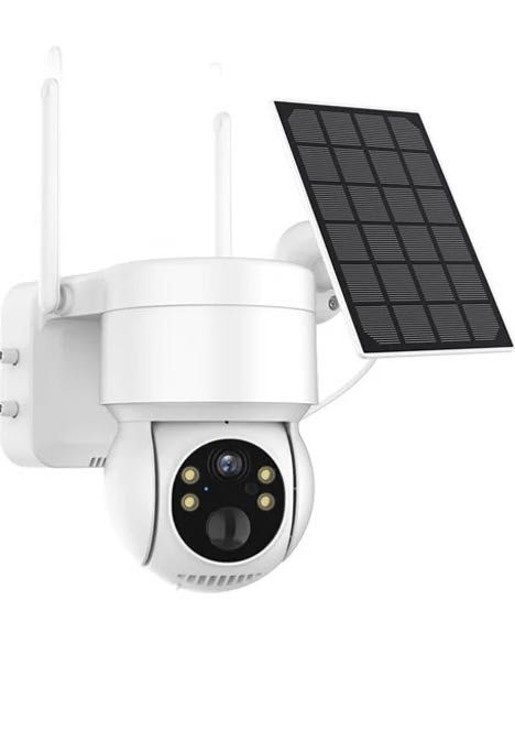 KAMERA SOLARNA Zewnętrzna Obrotowa WiFi 4MPX Full Hd Do Monitoringu