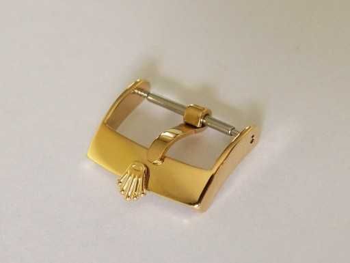 Klamra do zegarka Rolex 16mm sprzączka zapięcie klamerka srebrna złota