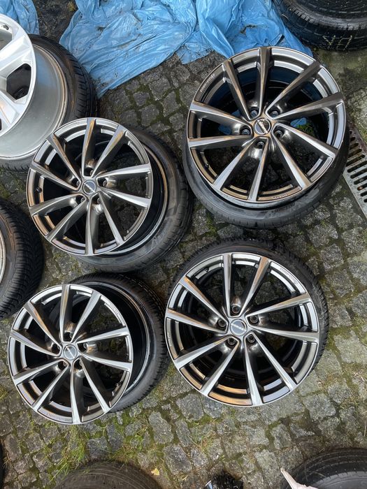 Felgi Aluminiowe BORBET 7x18 ET45 5x112 Audi Skoda Seat VW Jak nowe